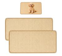 QhgPnt 2Pcs Rabbit Mat, Rabbit Scratch Mat, Scratch Pad for Rabbits 20×40CM, Essential Rabbit Scratch Mat for Indoor Use, Practical Rabbit Bed and Chew Mats That Is Easy to Use