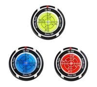 QhgPnt 3 Pcs Golf Ball Markers,Golf Markers,Golf Green Reader,Golf Markers for Putting Green, Golf Skill Improvement Training Aid for Golf Enthusiasts and Beginners(Red,Green,Blue)