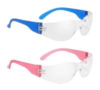 QhgPnt Kids Safety Goggles 2 Pack, Comfortable and Anti Scratch and Impact Safety Goggles, Science Lab Experiments and Outdoor Activities, Eye Protection Glasses with Adjustable Fit