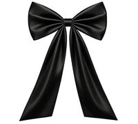 QhgPnt Large Black Bow, Giant Bow Decor, Black Bow for Birthday Decorations, Big Bow for Cars, 105 cm Black Bows