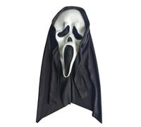 QhgPnt Scream Mask, Ghost Face Mask for Halloween Parties, Haunted House Attractions, Themed Gatherings, One Size Fits Most Adults