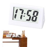 QhgPnt Small Digital Travel Clock, Small Digital Clock, Clocks Battery Operated, Digitals Alarm Clocks Easy To Read Desk Display Big Digit For Bedroom Home And Travel Alarm