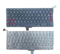 QHGUYOZ Laptop parts FOR MacBook for Pro 13" A1278 2009 2010 2011 2012 Russian/US/UK/Araic/Swedish/Spanish/Portugal/French/Danish laptop keyboard(FR No backlit)