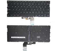 QHGUYOZ Laptop parts US Laptop keyboard for XIAOMI MI notebook air 13 161301-01 mk10000005761 490.09U07.0D01 9Z.ND7BW with backlight(Black)