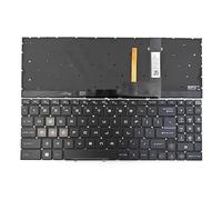 QHGYGFC Replacement parts For MSI for Katana 15 B12UDXK B12VEK A15 AI B8VE 17 B13UCXK A17 B8VF Pulse B13VFK B13VGK Keyboard US 4-Zone RGB Backlit