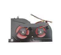 QHGYGFC Replacement parts Laptop CPU GPU Cooling Fan For MSI GS63 GS73 VR MS-17B2 17B1 16K2 16K3 BS5005HS-U2F1 U3I U3J Cooler Processor Radiator(Red GPU)