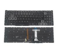 QHHOZHD BE for AZERTY PT-BR ITA RGB Backlit Keyboard for Acer for Nitro 5 AN517-54 AN517-41 AN515-45 for Predator for Helios 300 PH315-54 LG05P_N16B3L(Italian backlit)