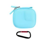QHHOZHD For Flymile Action 5 Cage Storage Case Carrying Bag for Pro Accessorise Protective Frame Handbag Portable Travel Box(Blue Bag)