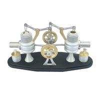 QHHOZHD For Tarot-RC ST002-03 Precision Model Small Alcohol for Type for Opposed Double Cylinder Stirling-Engine RC