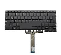 QHHOZHD UK US Latin Keyboard For Lenovo for ThinkBook 14 G6 IRL ABP 14" 21KG 21KJ 2023 PH4CL English LA Fit Spanish Replacement Keyboards(Latin black)