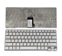 QHHOZHD US RUS Russian Keyboard For Sony for VAIO for VPC-CA PCG-61714M 61712T VPCCA3S1E VPCCA3C5E Laptop Black Silver White(Russian WHITE)