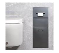 QHLIANGL Stainless Steel Bathroom Niche, Recessed Shelf Organizer Shower Niche, Garbage Can Built-In Alcove For Kitchen Living Room Bedroom Storage Rack(Color:Grey-B)