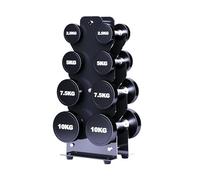 QHLMLL Dumbbell Rack Professional Dumbbell Rack Dumbbell Rack 396 lbs Load Capacity 4 Tier Rack Organizer for Dumbbells Hex Weight Rubber Dumbbells