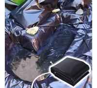 QHLMLL Large Size Heavy Duty Pond Liner 1x2m Easy Cutting Fish/Plant Friendly Flexible Tarpaulin for Garden Ponds Landscaping River Slope Durable Pool Membrane