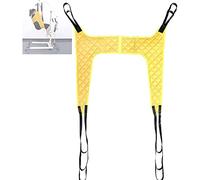 QHLMLL Patient Lifting Slings Patient Lift Toileting Sling, Leg Lifter Reusable Full Body Sling Divided Leg Sling with Head Support Patient Elderly Sitting Transfer Belt Lift Sling