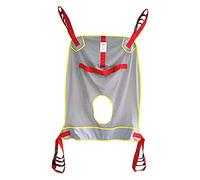 QHLMLL Toileting Sling Patient Lifter Lift Equipment Bariatric Handicap Lift Commode Sling Transfer Belt Patient Hoist Sling Mesh Fabric for Nursing (Color1)