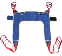 QHLMLL Universal Full Body Hoyer Lift Sling, Professions Patient Lift Sling,Padded Divided Leg Slings with Commode Opening- Supports up to 230 Kg/507,1 inch(Medium)
