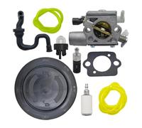 QHLNXSA for S-t-i-h-l MS251 MS 251 Air Fuel Oil Filter Line Primer Bulb Kit Chainsaw 1143 120 0617 Carburetor Carb