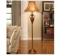 QHLOM Floor Lamp Retro Floor Lamps, European Style Art Floor Light Home Decor, Resin Vertical Floor Lamp for Living Room Bedroom Study Hotel
