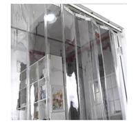 QHLTY Patio Industrial Garage Clear PVC Curtain Smooth Waterproof Shutters Hanging Sliding Folding，Strip Door Curtain Kit，Easy to Install(165x230cm)