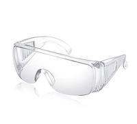 QHLWTT 1Pcs Protective Glasses Safety Goggles Safety Over-Glasses Protective Transparent Goggles suitable for Construction Laboratory Outdoor Eye Protection (1)