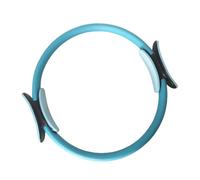 QHNTUJLB Pilates Ring Fitness Trainer, Yoga Ring Magic Circle Lightweight Flexible Workout Equipment, for Toning Arms, Thighs, Legs & Core(Blue)