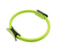 QHNTUJLB Pilates Ring Fitness Trainer, Yoga Ring Magic Circle Lightweight Flexible Workout Equipment, for Toning Arms, Thighs, Legs & Core(Green)