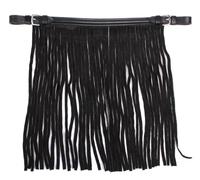 Qhp Leather Fly Fringe - Cob