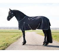 Qhp Big Neck 0g Turnout Rug - 6'0 · Black