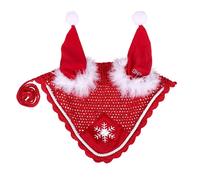 Qhp Christmas Ear Bonnet - Pony