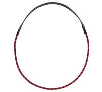 QHP Collar Ring with Leather (Warmblood, Bordeaux Red)