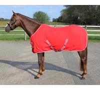 Qhp Coloured Fleece Rug - 7'0 · Sky