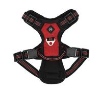 QHP Dog Harness Collection Sunset Red FS 26, Size: M