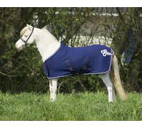 Qhp Falabella Fleece Rug with Ornament - 3'9 · Blue/silver