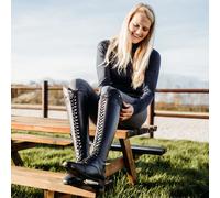 Qhp Hailey Riding Boots - UK 4 · Wide