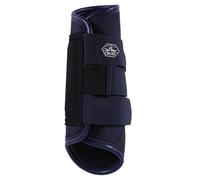 Qhp Hind Eventing Boots - L · Black