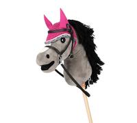QHP Hobby Horse Ear Cover - Fly Cover for Horse - Fuchsia