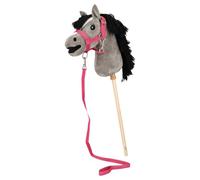 QHP Hobby Horse Halter Set - Halter & Rope for Hob Horse - Pink