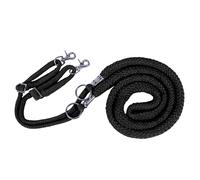 QHP Horse Riding Lunge Rope Training Aid - Black