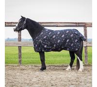 Qhp Lize 100g Turnout Rug - 4'3 · Black/Violet