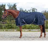 Qhp Luxury 0g Turnout Rug - 5'9 · Navy
