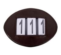 Qhp Modeste Oval Number Holders 2 Pack - One Size · Brown