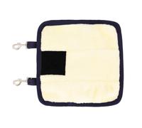 Qhp Quick Release Chest Extender with Fake Fur - One Size · Black