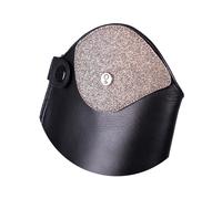 Qhp Romy Glitter Interchangeable Boot Tops - UK 1 - 2 (EU 33 - 34) · Gold