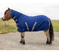 Qhp Shetland Combo Fleece Rug - 3'9 · Blue