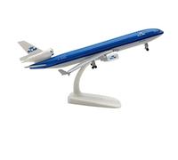 QHQQXN 20cm For KLM McDonnell Douglas MD-11 Die Cast Jet Plane Model Metal Static Airplane Playkits(B)