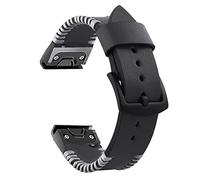 QHQQXN 26 22mm Leather Watchband For Garmin Fenix 5X 5 5S Plus 3HR 6 6S 6X Pro 935 D2 Enduro Quick Release Easy fit Wrist Band Strap