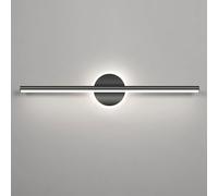 QHQQXN Bathroom Mirror Light Black Vanity Wall Mount Lamp Makeup Front Fixture Above Cabinet Linear Lights Compatible with Dressing Table Bath