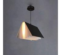 QHQQXN Chandelier Lamp Ceiling Suspension Light Hanging Lamp Creative Book-Smodern Bookstore Acrylic for Bedroom Bedside Living Room Study Bookstore Decoration/Blue/Pink/Black