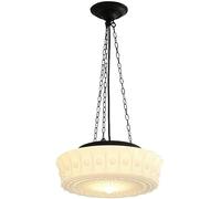 QHQQXN Chandeliers, Glass Lightifixture French Milk Glass Light Hangilight Fixture Ceiliover Island, 1-Light Lights Kitchen, Dinitable